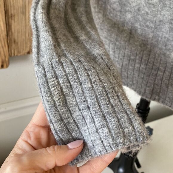 J. Crew Merino Wool Alpaca‎ Cable Knit Mock Neck Sweater In Super Soft Yarn - Picture 11 of 11